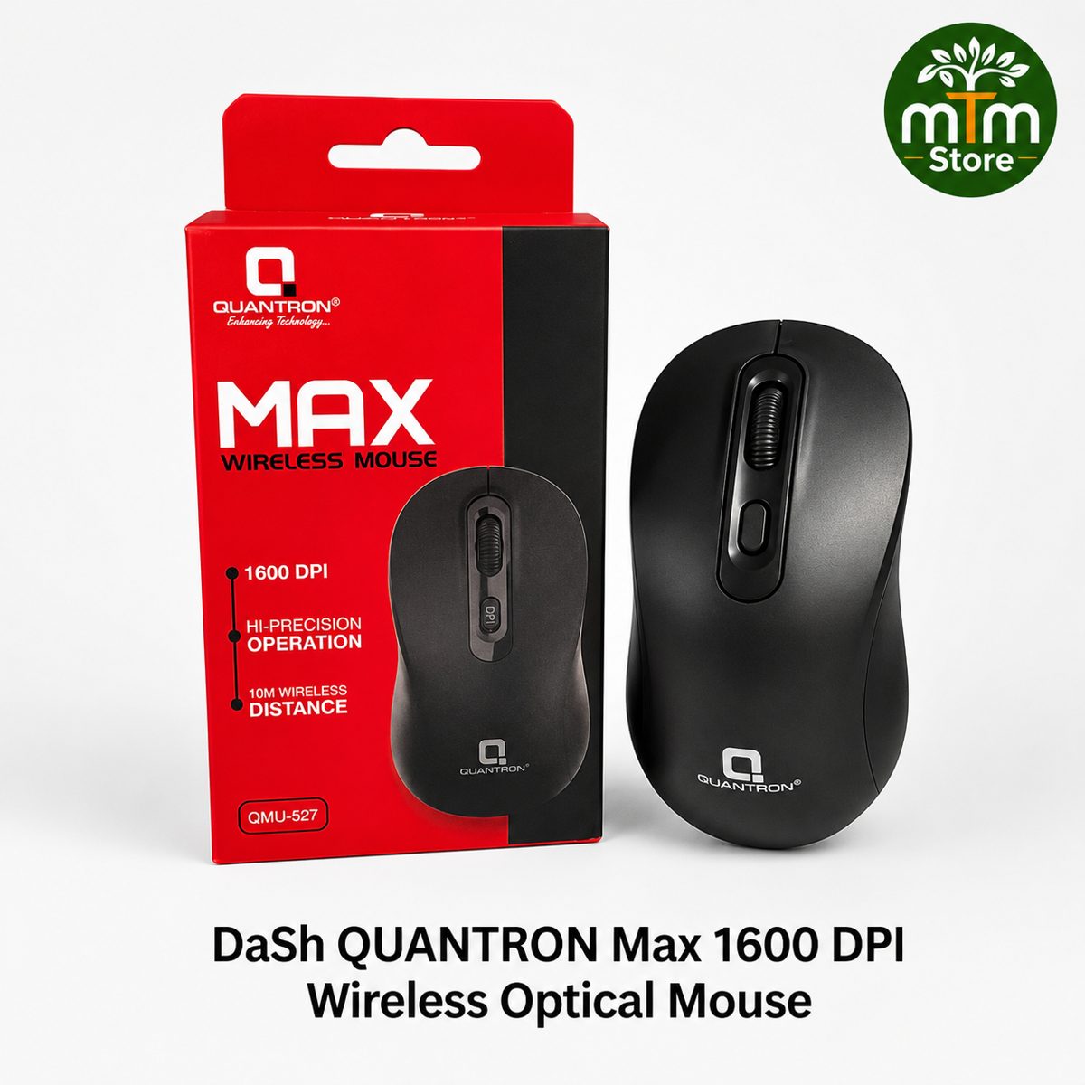 DaSh QUANTRON Max 1600 DPI Wireless Optical Mouse