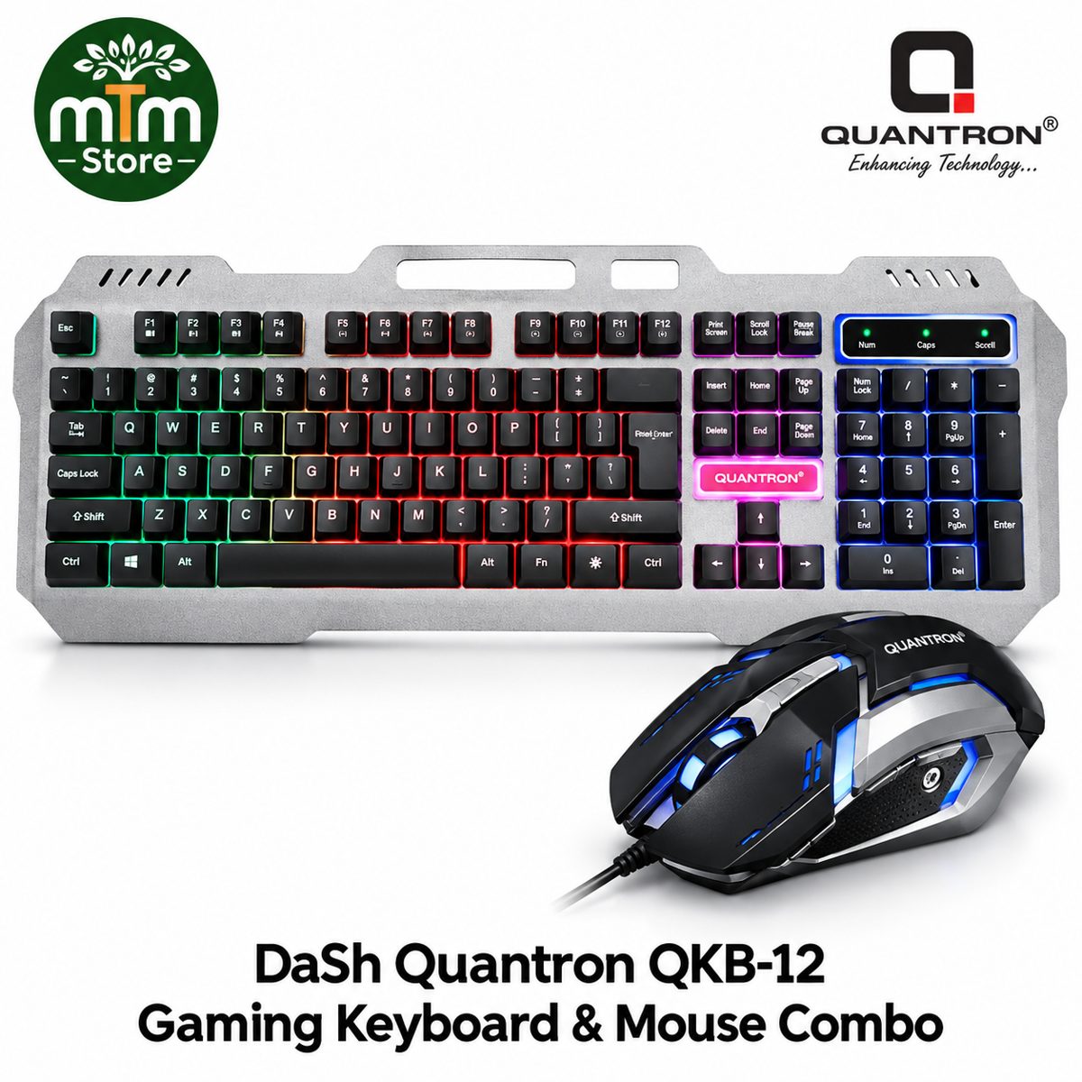 DaSh Quantron QKB-12 Gaming Keyboard & Mouse Combo