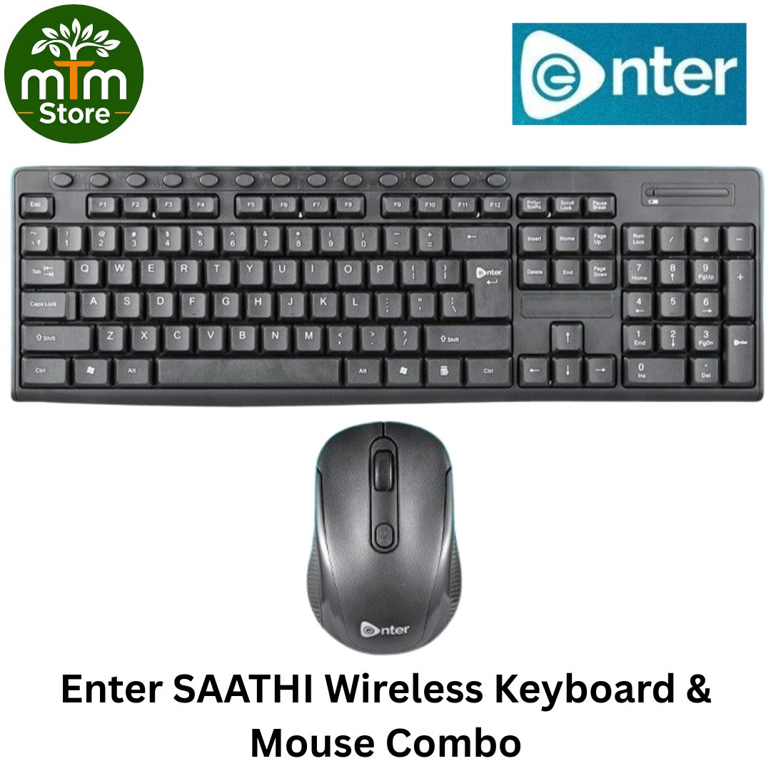 Enter SAATHI Wireless Keyboard & Mouse Combo