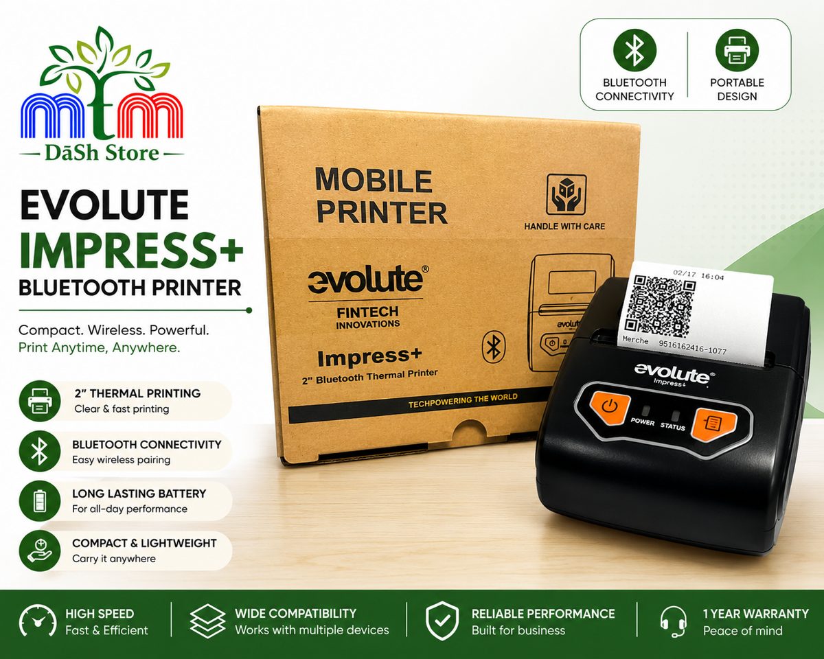 Evolute Impress+ Bluetooth Printer