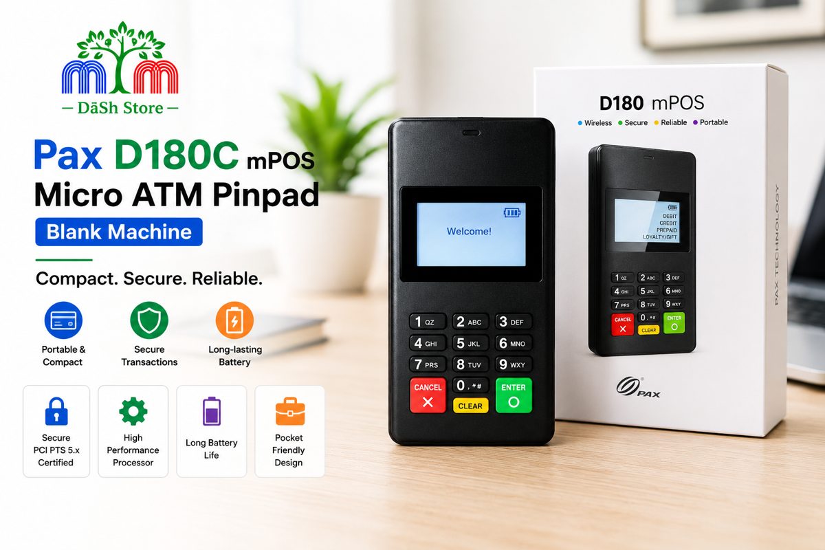 Pax D180 C mPOS mini ATM Blank