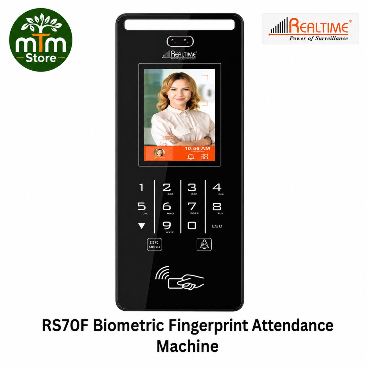 Realtime RS70F Biometric Fingerprint Attendance Machine