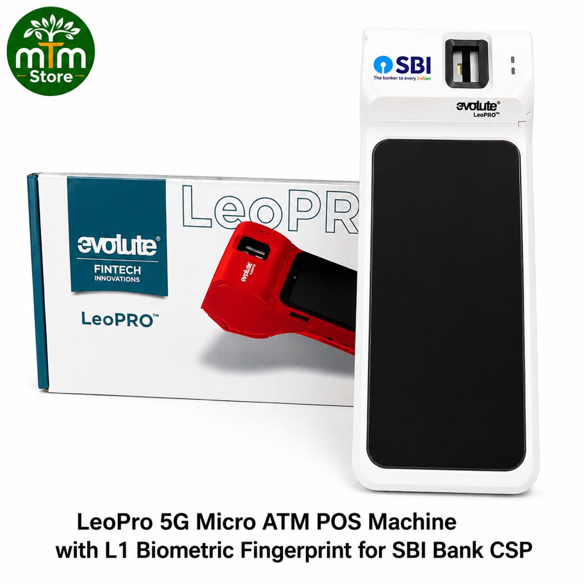 SBI Tab Evolute LeoPro 5G mPOS Hyper Terminal for Bank CSP | Android Smart POS with Thermal Printer