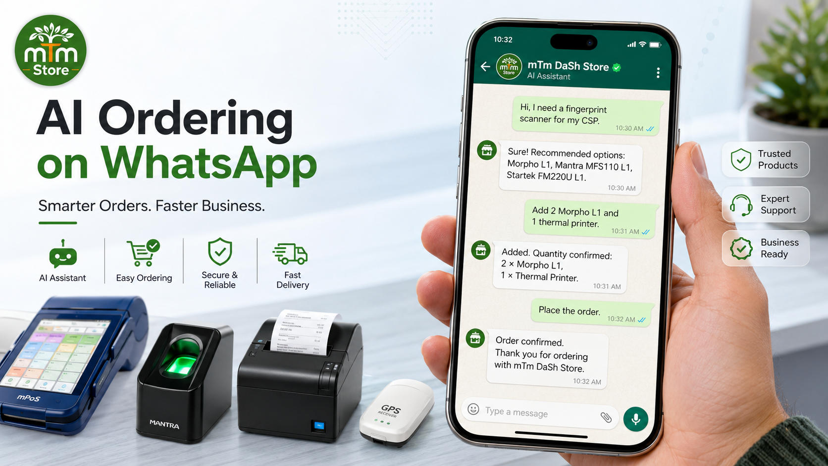 AI Ordering on WhatsApp: mTm DaSh Store Makes Shopping Faster with AI Assistant